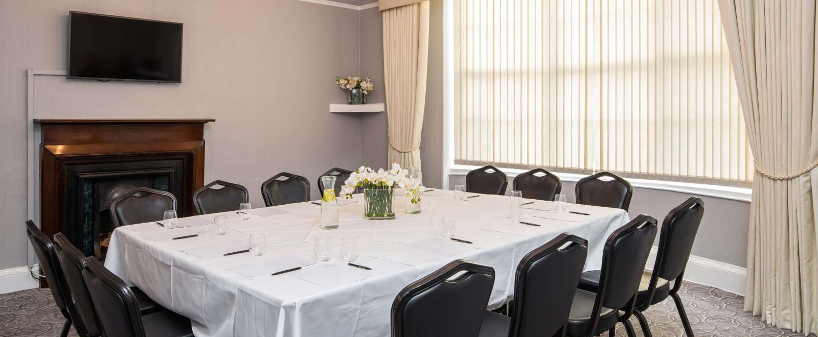 Royal and Fortescue Hotel Florence Room Set Up for Conference or Meeting