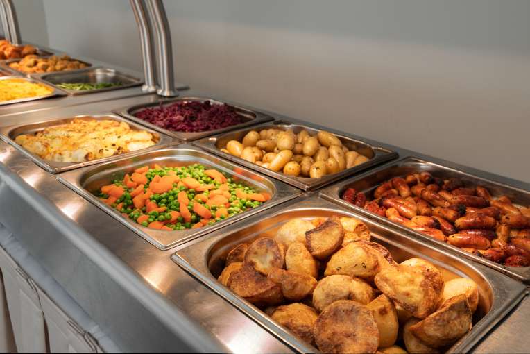 close up of a carvery