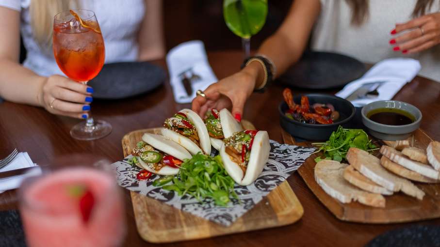 pork belly bao starter at 62 the bank
