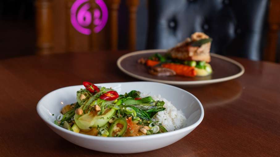 vegetable panang curry at 62 the bank