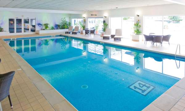 The indoor swimming pool at the Barnstaple Hotel