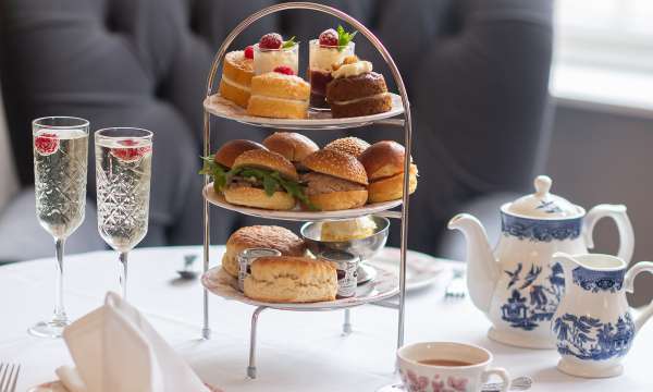 Sparkling afternoon tea at The Royal & Fortescue Hotel
