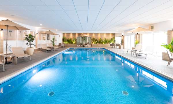 The indoor swimming pool at the Barnstaple Hotel
