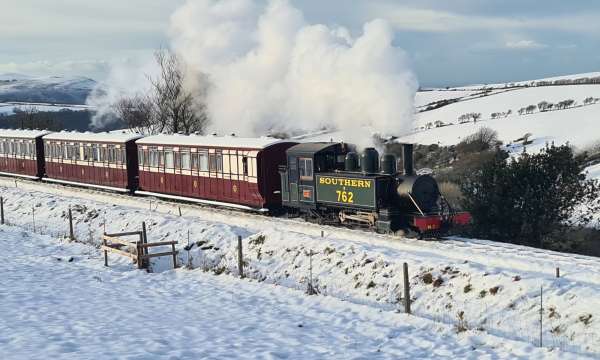 Lynton & Barnstaple Railway in the snow