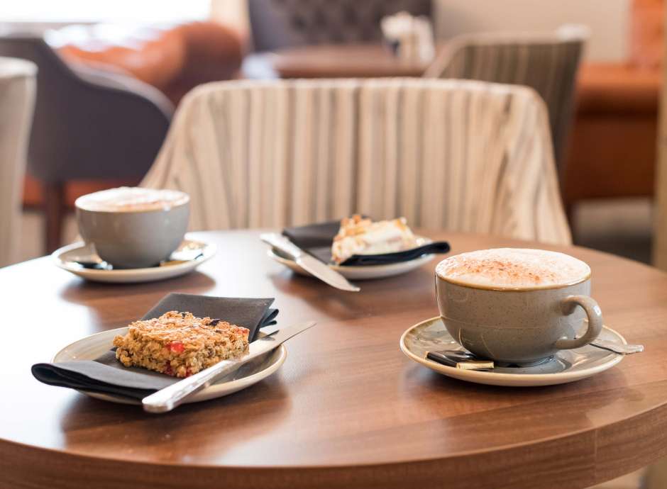 Royal and Fortescue Hotel Coffee and Cake in Lounge