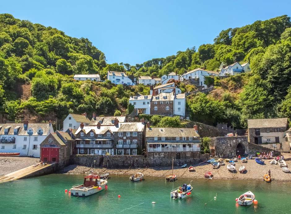 Clovelly Harbour and Seafront North Devon
