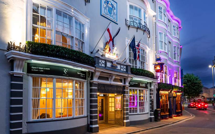 Royal and Fortescue and 62 the bank exterior at night